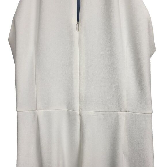 NEW Julia Jordan Size 16 Offwhite Jumpsuit Twist Halter Neck Sleeveless Wide Leg - Picture 10 of 14
